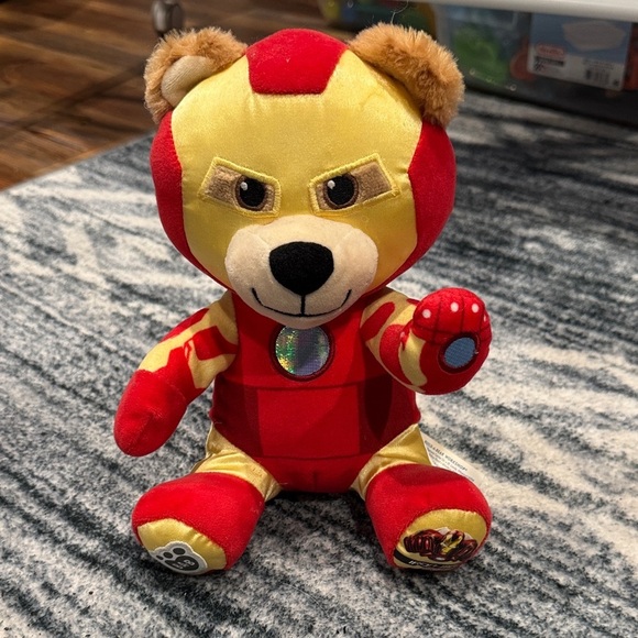 Other - Iron Man Inspired Red and Yellow Teddy Bear